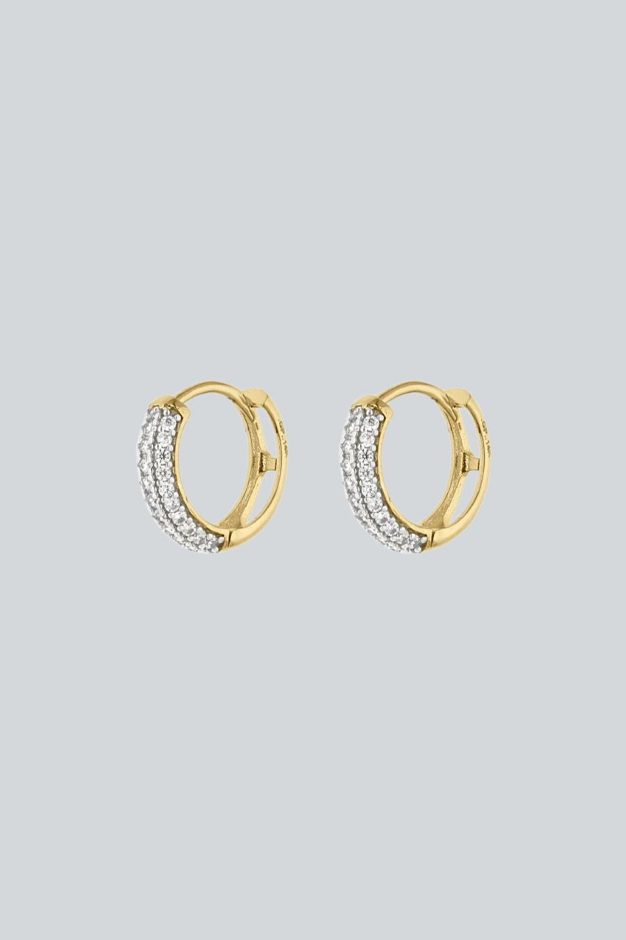 ARETES DECO CARRÉ HUGGIES